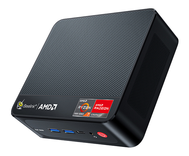 BEELINK mini PC SER 5 Pro, AMD 5700U, 16GB, 1TB M.2, Windows 11 Pro