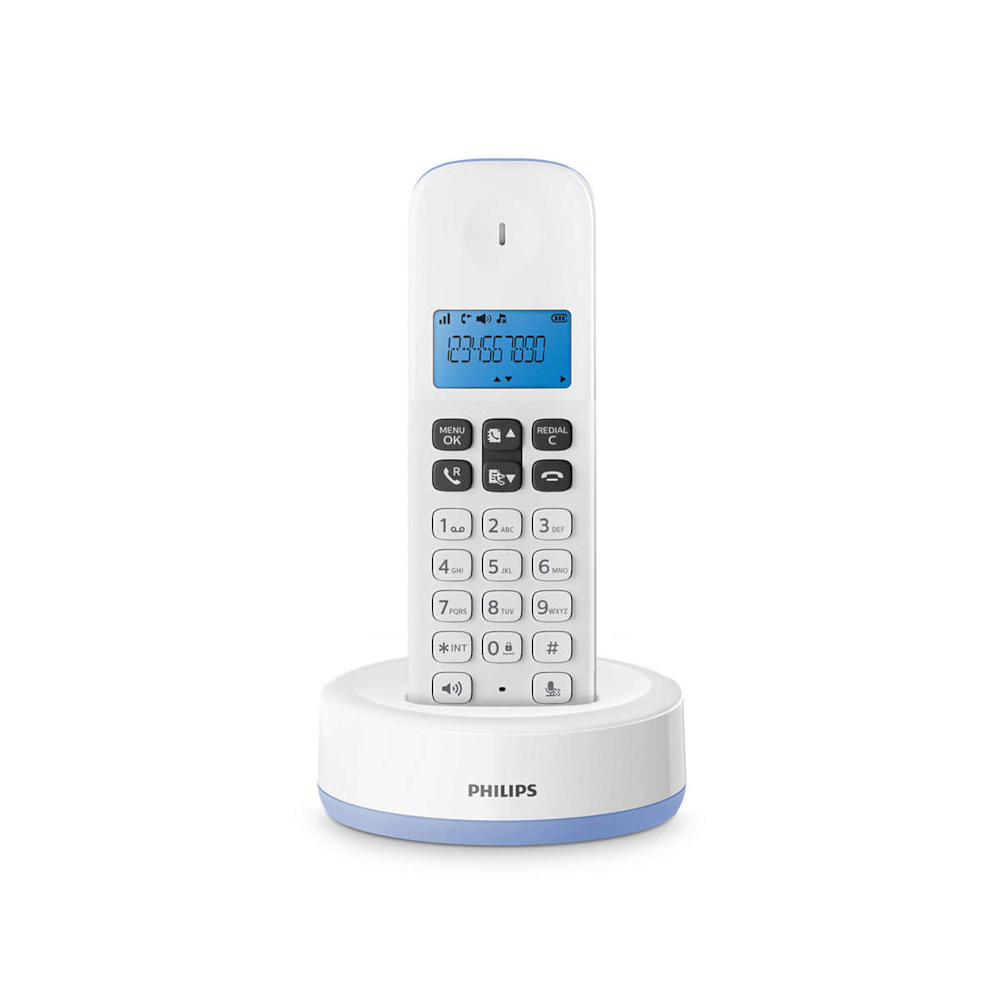 ΑΣΥΡΜΑΤΟ ΤΗΛΕΦΩΝΟ PHILIPS D1611S/GRS ME ΑΝΟΙΧΤΗ ΑΚΡΟΑΣΗ BLUE GR