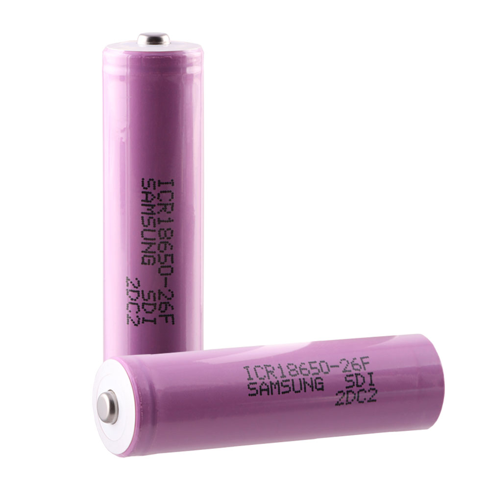 SAMSUNG ΜΠΑΤΑΡΙΑ ΕΠΑΝΑΦΟΡΤΙΖΟΜΕΝΗ ΛΙΘΙΟΥ 18650 3.7V 2600mAh Li-ion ΜΕ ΠΡΟΣΤΑΣΙΑ ΚΑΙ ΚΕΦΑΛΗ