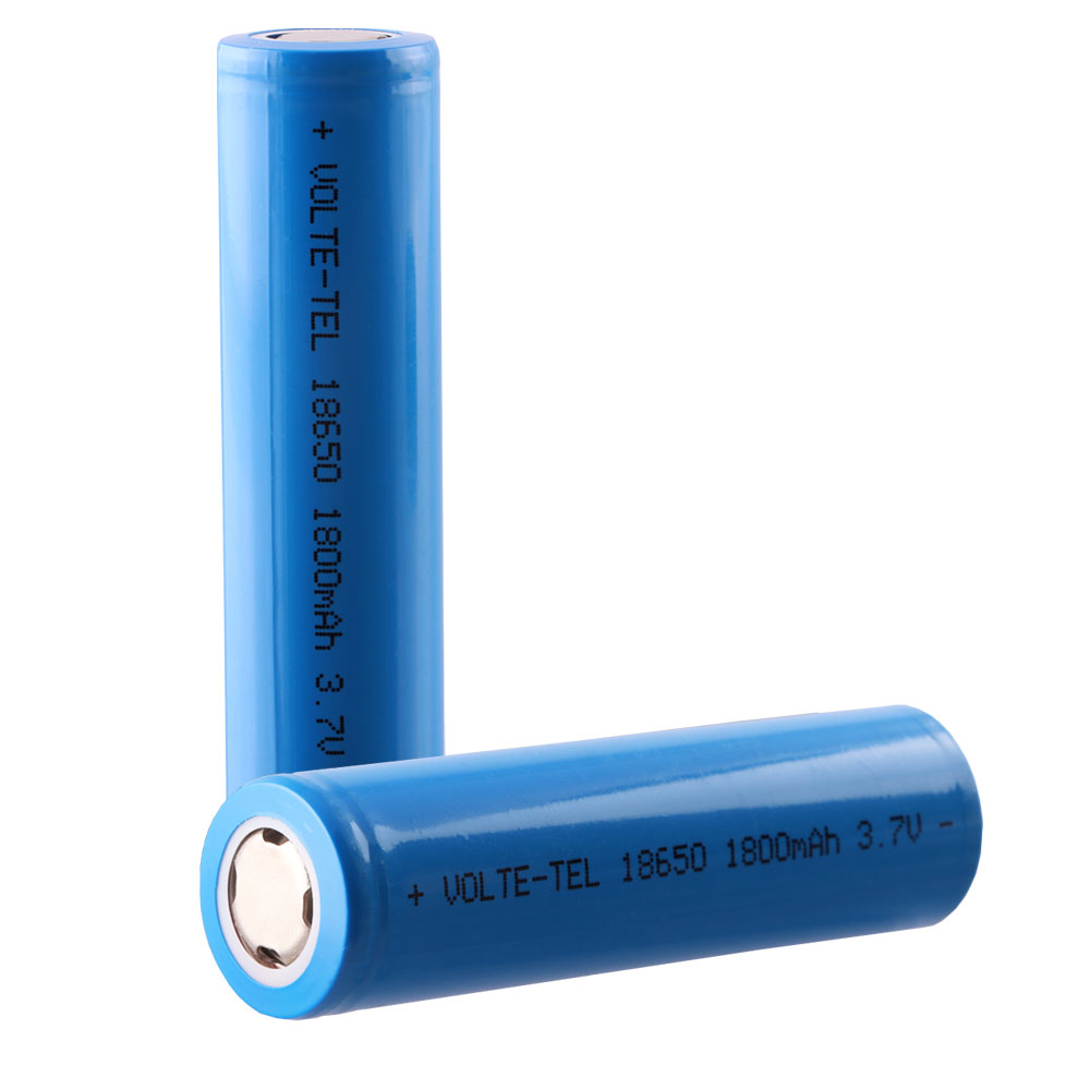 VOLTE-TEL ΜΠΑΤΑΡΙΑ ΕΠΑΝΑΦΟΡΤΙΖΟΜΕΝΗ 18650 1800mAh Li-ion 3.7V ΜΕ ΠΡΟΣΤΑΣΙΑ