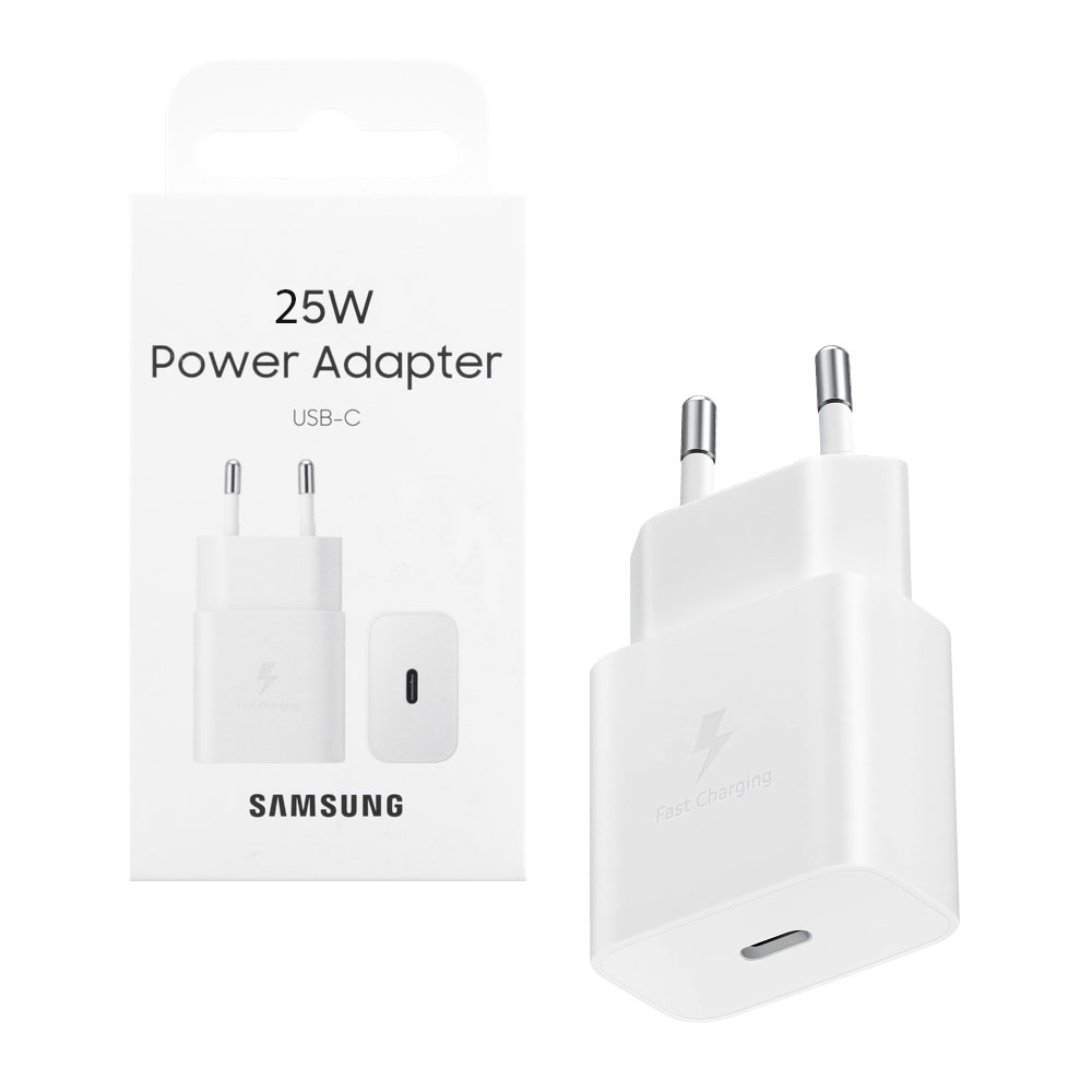 TRAVEL SAMSUNG EP-T2510NWEGEU GAN PD 3.0 TYPE C 5V 3A/9V 2.77A 25W WHITE PACKING OR