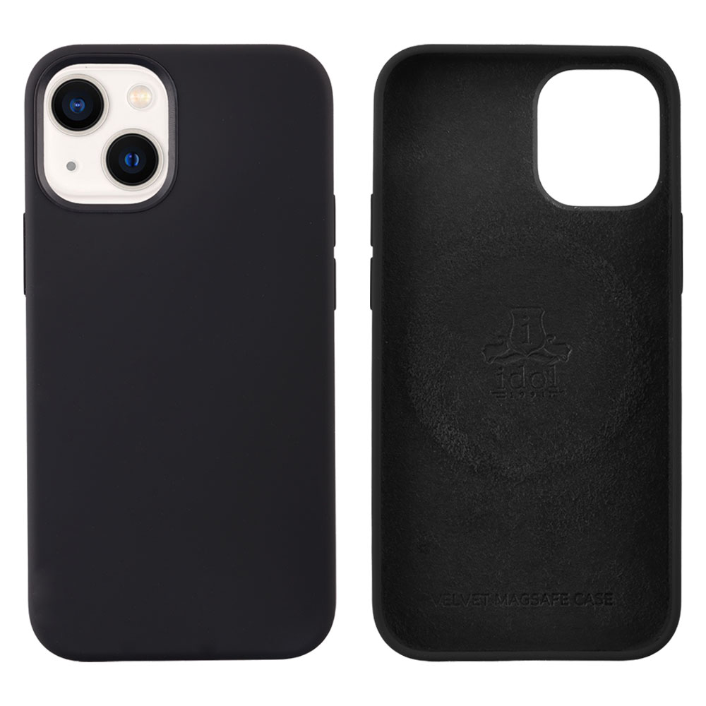 IDOL 1991 ΘΗΚΗ IPHONE 15 6.1" VELVET MAGSAFE TPU CAMERA GUARD BLACK