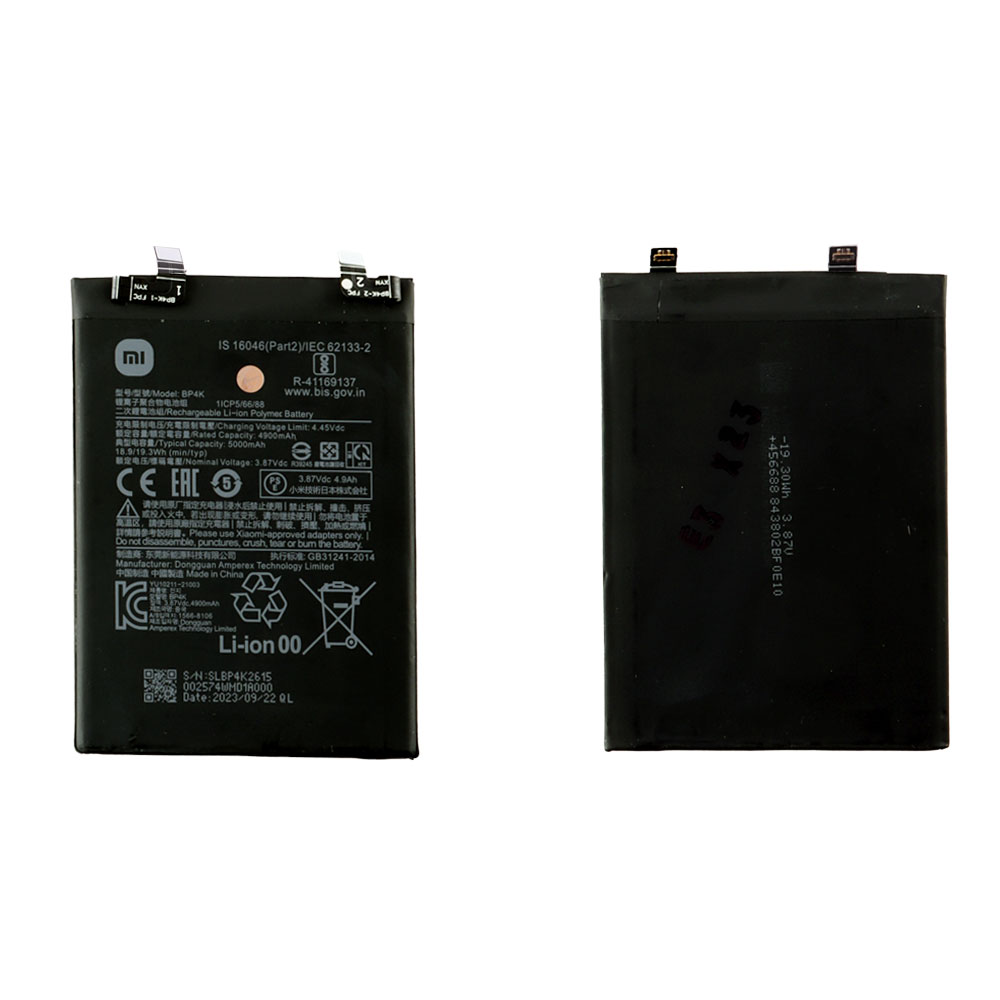 ΜΠΑΤΑΡΙΑ XIAOMI BP4K REDMI NOTE 12 PRO/POCO F5/POCO X5 PRO 5G 5000mAh BULK 3P OR