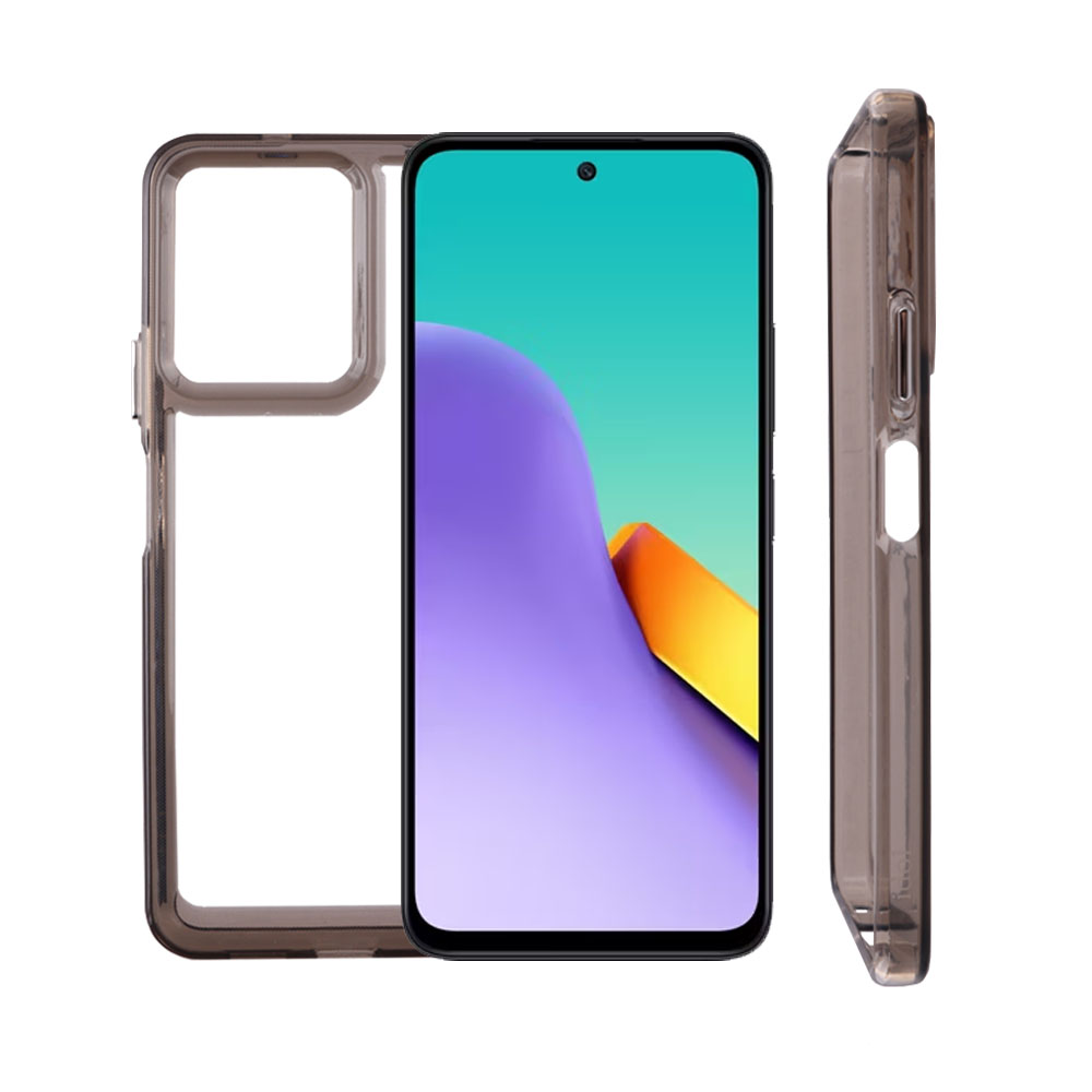 IDOL 1991 ΘΗΚΗ XIAOMI REDMI NOTE 12 5G 6.67" CRISTALYTE TPU CAMERA GUARD ΔΙΑΦΑΝΗ ΓΚΡΙ