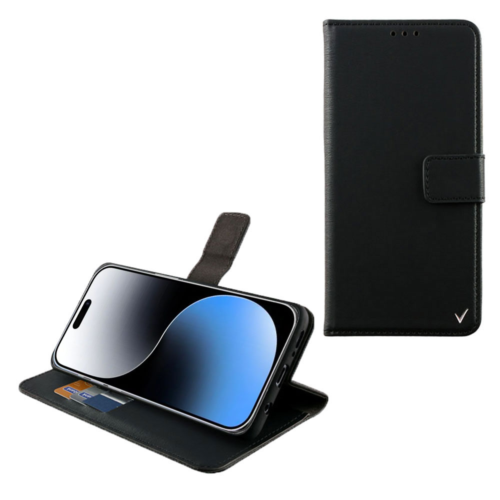 VOLTE-TEL ΘΗΚΗ IPHONE 15 PLUS 6.7" ALLURE MAGNET BOOK STAND CLIP BLACK