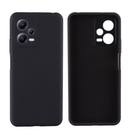 IDOL 1991 ΘΗΚΗ XIAOMI REDMI NOTE 12 5G 6.67" VELVET ELITE TPU 4 SIDE FULL CAMERA PROTECTION BLACK