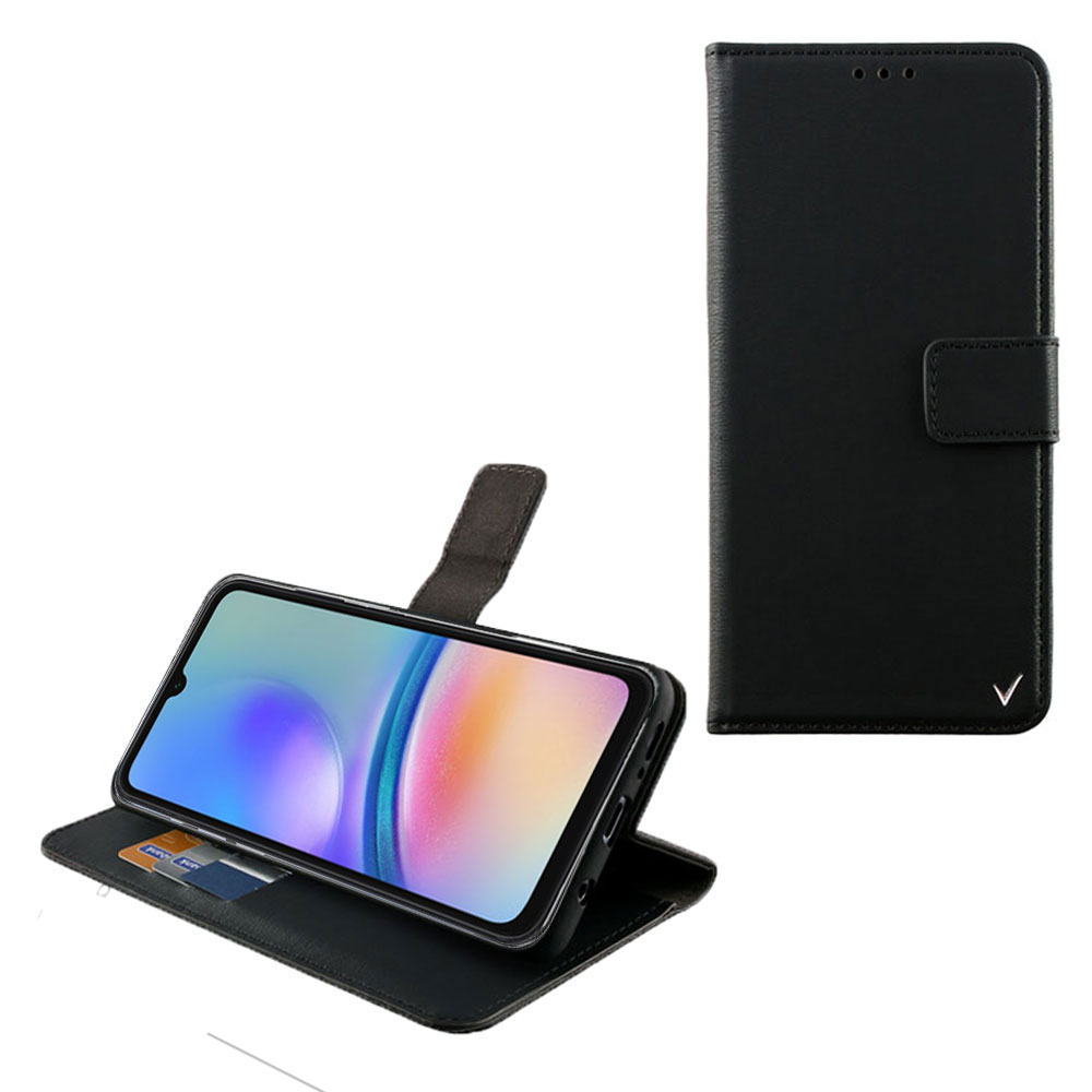 VOLTE-TEL ΘΗΚΗ SAMSUNG A05s 4G A057/F14 4G E145 6.7" ALLURE MAGNET BOOK STAND CLIP BLACK