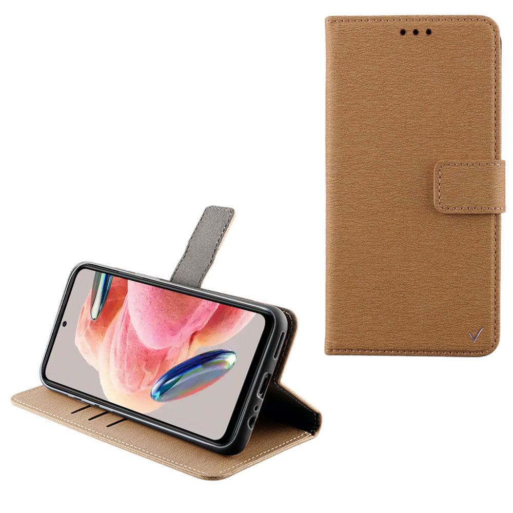 VOLTE-TEL ΘΗΚΗ XIAOMI REDMI NOTE 12 4G 6.67" ALLURE MAGNET BOOK STAND CLIP GOLD