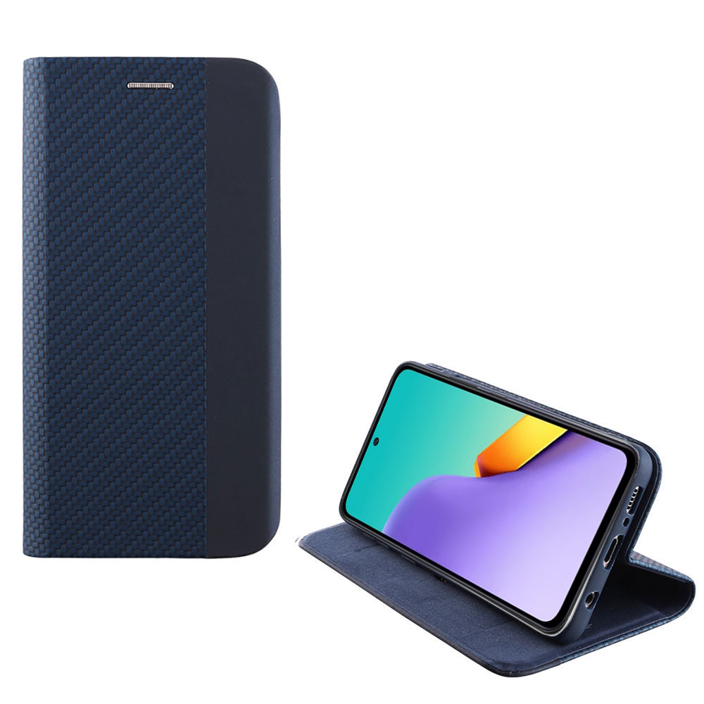 IDOL 1991 ΘΗΚΗ XIAOMI REDMI 12 4G/5G 6.79" ELITE ANTI-RFID BOOK STAND BLUE