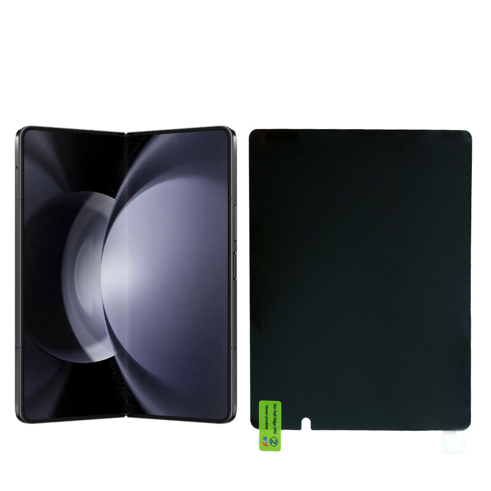VOLTE-TEL TEMPERED GLASS SAMSUNG Z FOLD 5 5G F946 7.6" 9H 0.20mm PRIVACY ANTISPY TPU SOFT FILM INSIDE FULL COVER