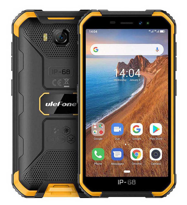 ULEFONE smartphone Armor X6 Pro, 5", 4/32GB, IP68/IP69K, πορτοκαλί