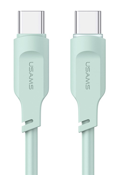 USAMS καλώδιο USB-C σε USB-C US-SJ567, 100W PD, 1.2m, πράσινο