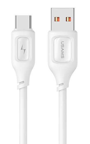 USAMS καλώδιο USB-C σε USB US-SJ619, 15W, 1m, λευκό