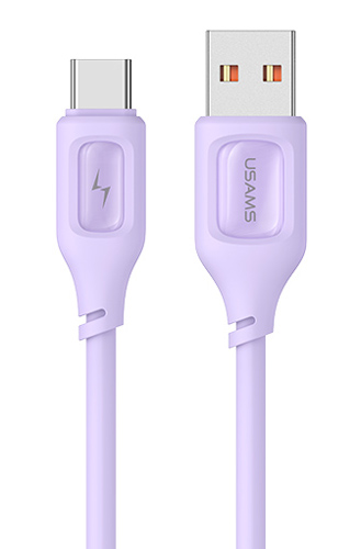 USAMS καλώδιο USB-C σε USB US-SJ619, 15W, 1m, μωβ