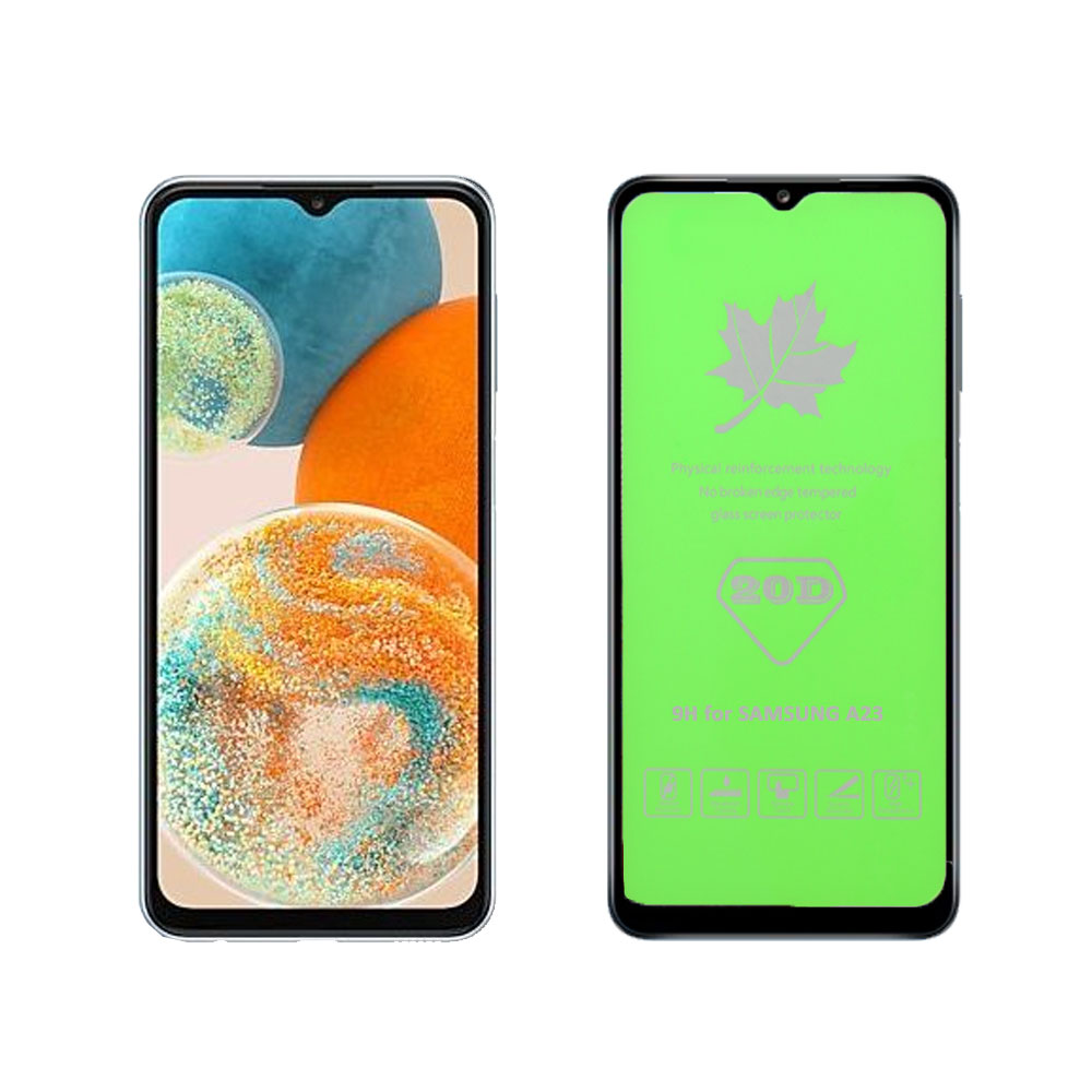 IDOL 1991 TEMPERED GLASS SAMSUNG A23 4G A235/A23 5G A236 6.6" 9H 0.25mm 20D FULL GLUE SEMI CURVED BLACK