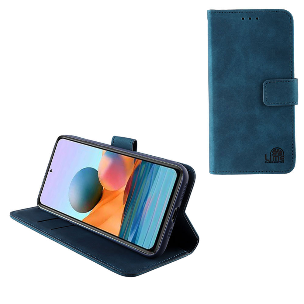LIME ΘΗΚΗ SAMSUNG A55 5G A556 6.6" ESSENTIAL MAGNET BOOK STAND CLIP DARK BLUE
