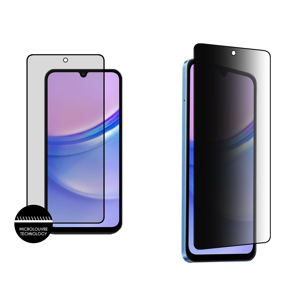 IDOL 1991 TEMPERED GLASS SAMSUNG A15 4G A155/A15 5G A156 6.4" 9H 0.30mm PREMIUM PRIVACY ANTISPY SEMI CURVED FULL GLUE BLACK