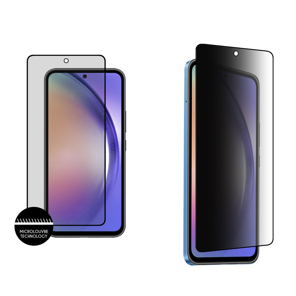 IDOL 1991 TEMPERED GLASS SAMSUNG A55 5G A556 6.6" 9H 0.25mm PREMIUM PRIVACY ANTISPY SEMI CURVED FULL GLUE BLACK
