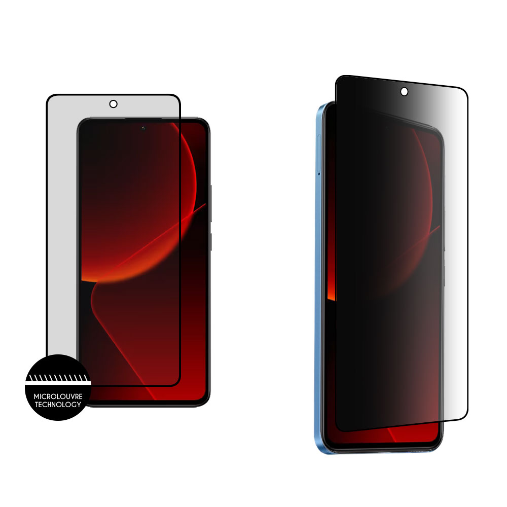 IDOL 1991 TEMPERED GLASS XIAOMI 13T 6.67" 9H 0.25mm PREMIUM PRIVACY ANTISPY SEMI CURVED FULL GLUE BLACK