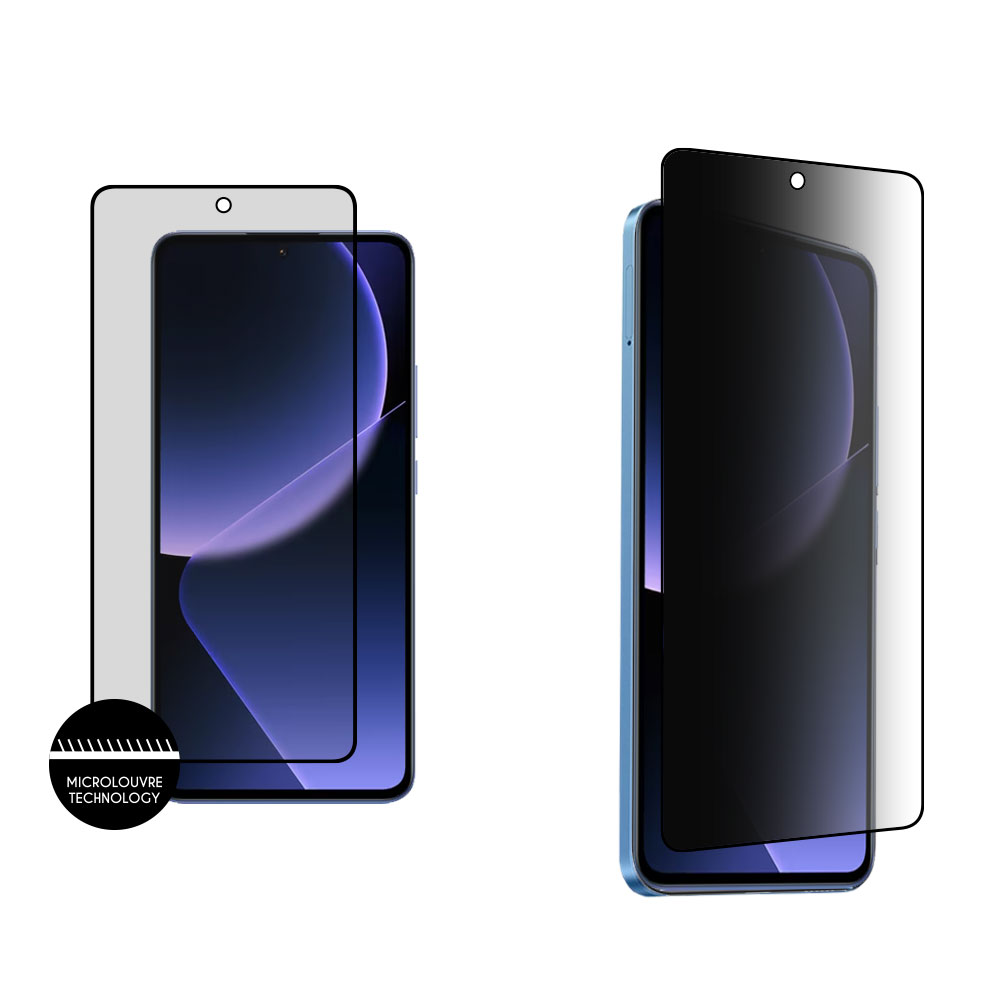 IDOL 1991 TEMPERED GLASS XIAOMI 13T PRO 6.67" 9H 0.25mm PREMIUM PRIVACY ANTISPY SEMI CURVED FULL GLUE BLACK
