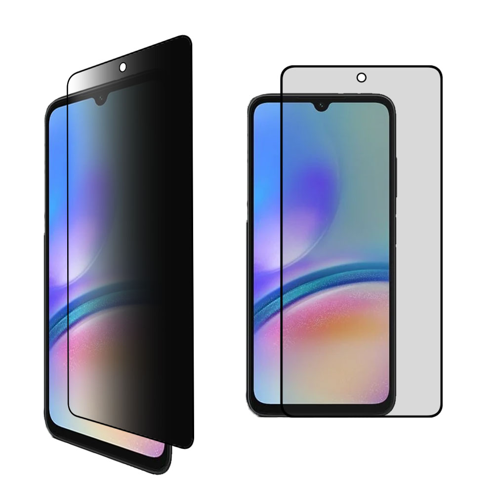 IDOL 1991 TEMPERED GLASS SAMSUNG A05s 4G A057/F14 4G E145 6.7" 9H 0.25mm PRIVACY ANTISPY SEMI CURVED FULL GLUE BLACK