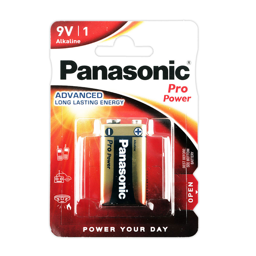 PANASONIC ΜΠΑΤΑΡΙΕΣ ΑΛΚΑΛΙΚΕΣ 9V 6LR61/6LF22 ALKALINE PRO POWER 1/BLISTER
