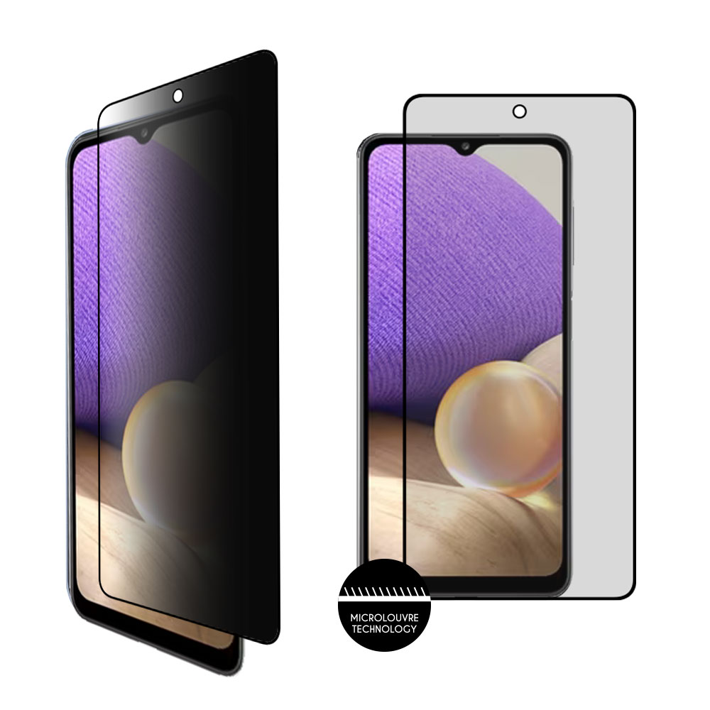 IDOL 1991 TEMPERED GLASS SAMSUNG A35 5G 6.6" 9H 0.25mm PRIVACY ANTISPY SEMI CURVED FULL GLUE BLACK