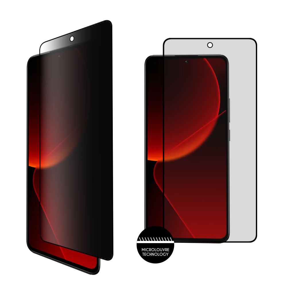 IDOL 1991 TEMPERED GLASS XIAOMI 13T 6.67" 9H 0.25mm PRIVACY ANTISPY SEMI CURVED FULL GLUE BLACK