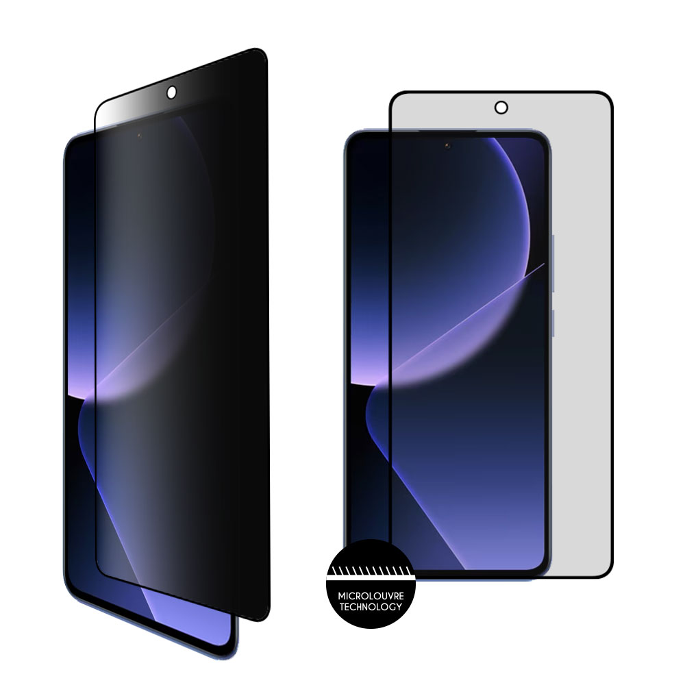 IDOL 1991 TEMPERED GLASS XIAOMI 13T PRO 5G 6.67" 9H 0.25mm PRIVACY ANTISPY SEMI CURVED FULL GLUE BLACK