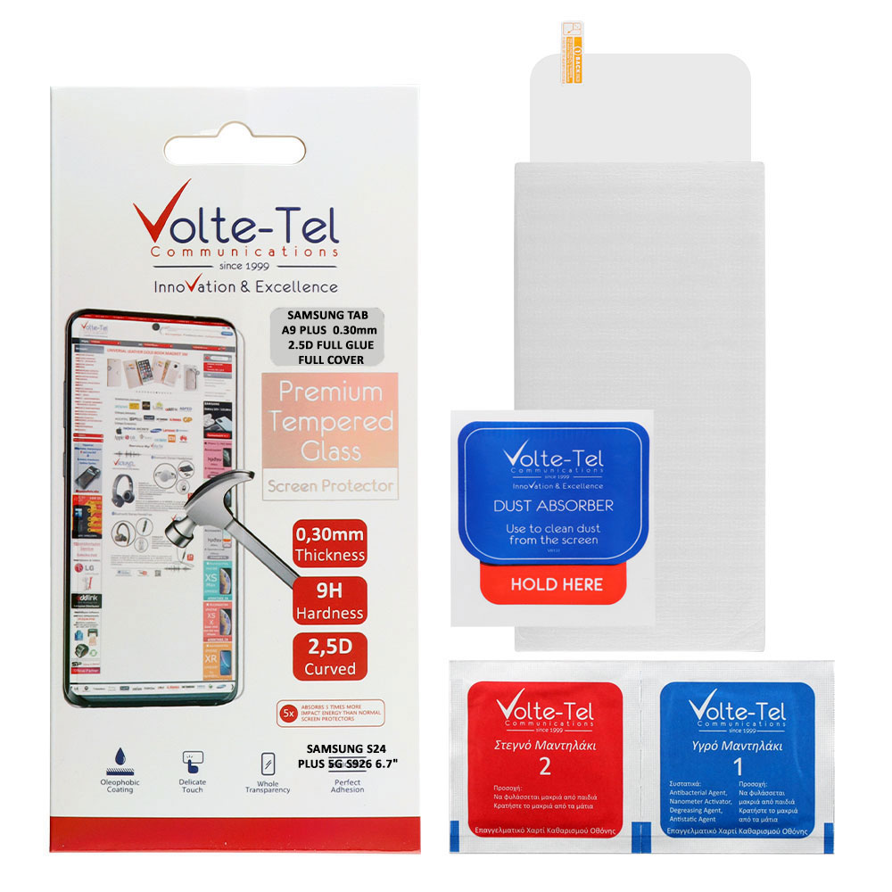 VOLTE-TEL TEMPERED GLASS XIAOMI REDMI NOTE 13 PRO 5G 6.67" 9H 0.30mm 2.5D FULL GLUE