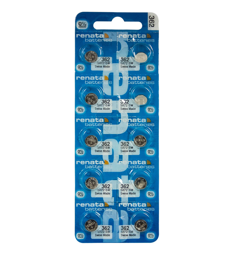 RENATA ΜΠΑΤΑΡΙΕΣ ΡΟΛΟΓΙΟΥ LR58 /362/SR721/162/AG11 SILVER OXIDE 1.55V 1 ΤΕΜ. 10/BLISTER