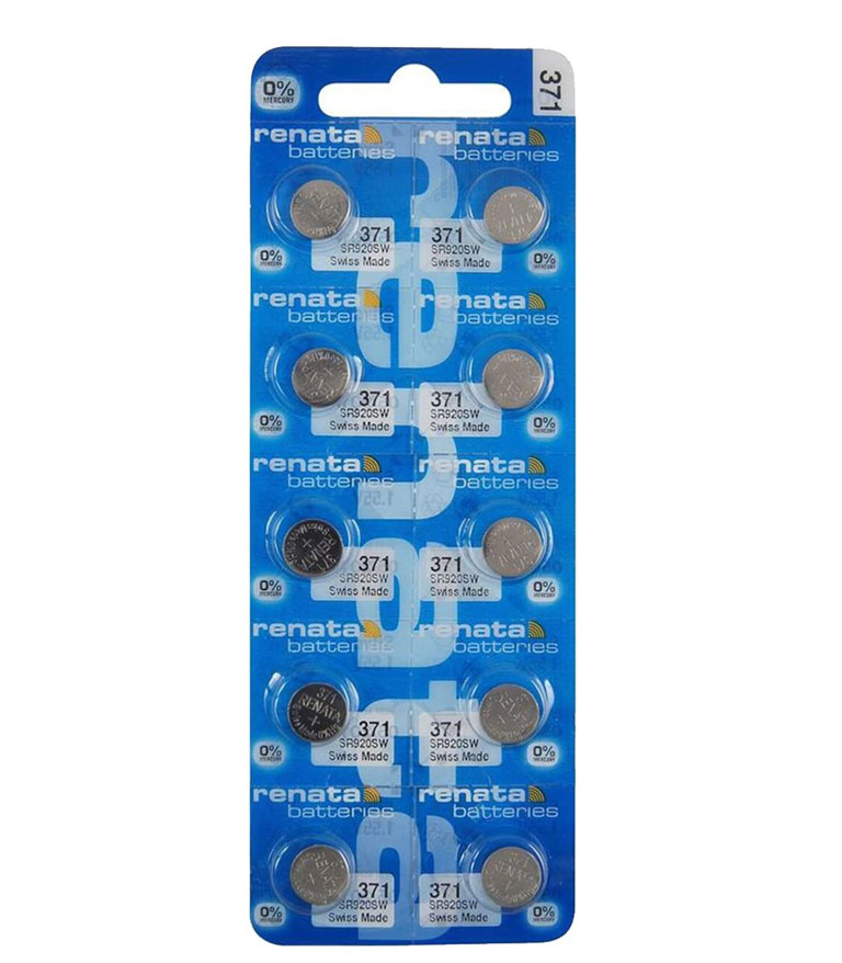 RENATA ΜΠΑΤΑΡΙΕΣ ΡΟΛΟΓΙΟΥ LR69/ AG6/LR920/371/SR69 1.55V SILVER OXIDE 1 ΤΕΜ. 10/BLISTER