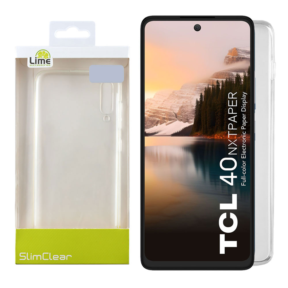 LIME ΘΗΚΗ TCL 40 NXTPAPER 5G T771K3 6,6" SLIMCLEAR TPU CAMERA GUARD ΔΙΑΦΑΝΗ