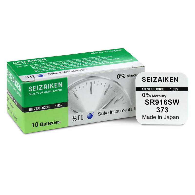 SEIZAIKEN SEIKO ΜΠΑΤΑΡΙΕΣ ΡΟΛΟΓΙΟΥ SR68 /373/SR916SW/V373 1.55V SILVER OXIDE 1 ΤΕΜ/BLISTER