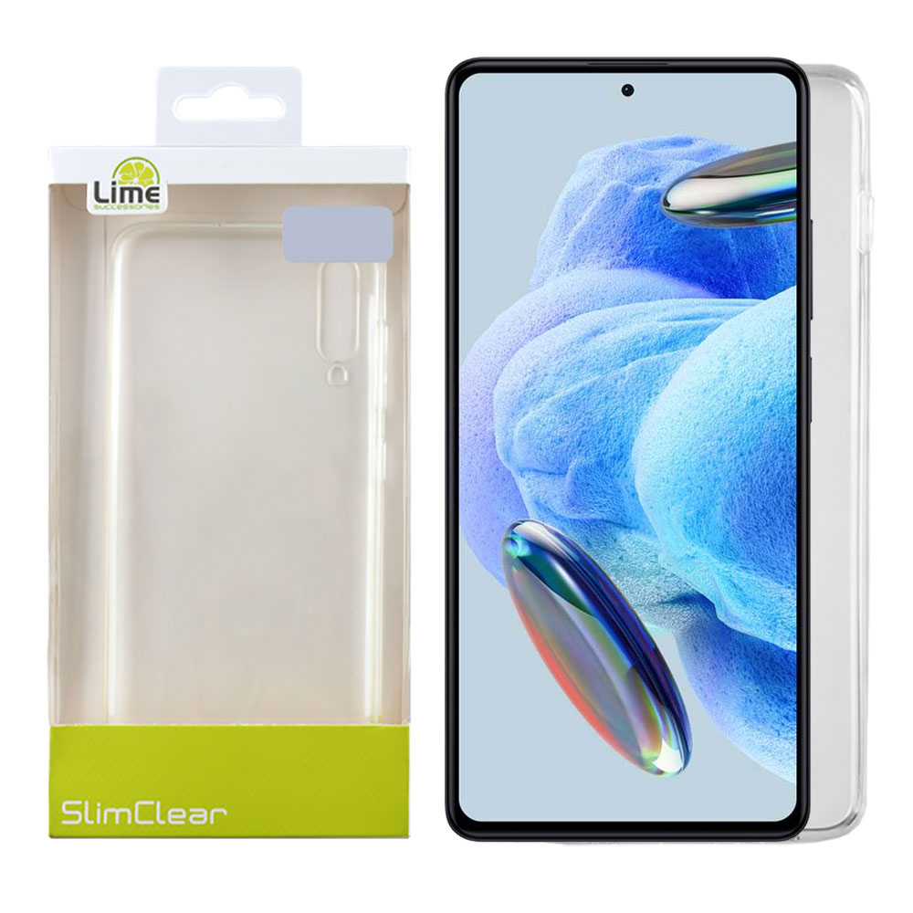 LIME ΘΗΚΗ XIAOMI REDMI NOTE 12 PRO 4G 6.67" SLIMCLEAR TPU CAMERA GUARD ΔΙΑΦΑΝΗ