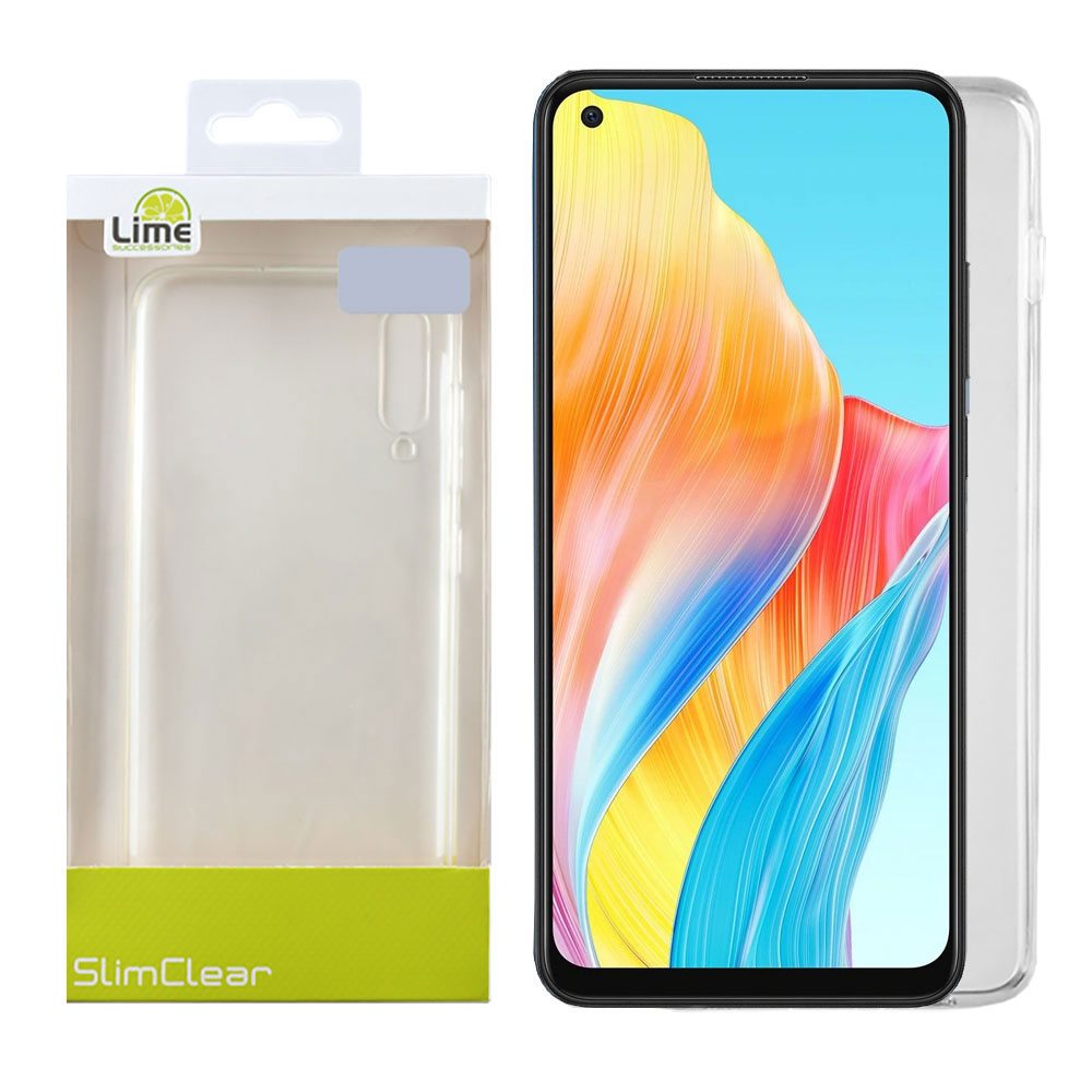 LIME ΘΗΚΗ OPPO A78 4G 6.43" SLIMCLEAR TPU CAMERA GUARD ΔΙΑΦΑΝΗ