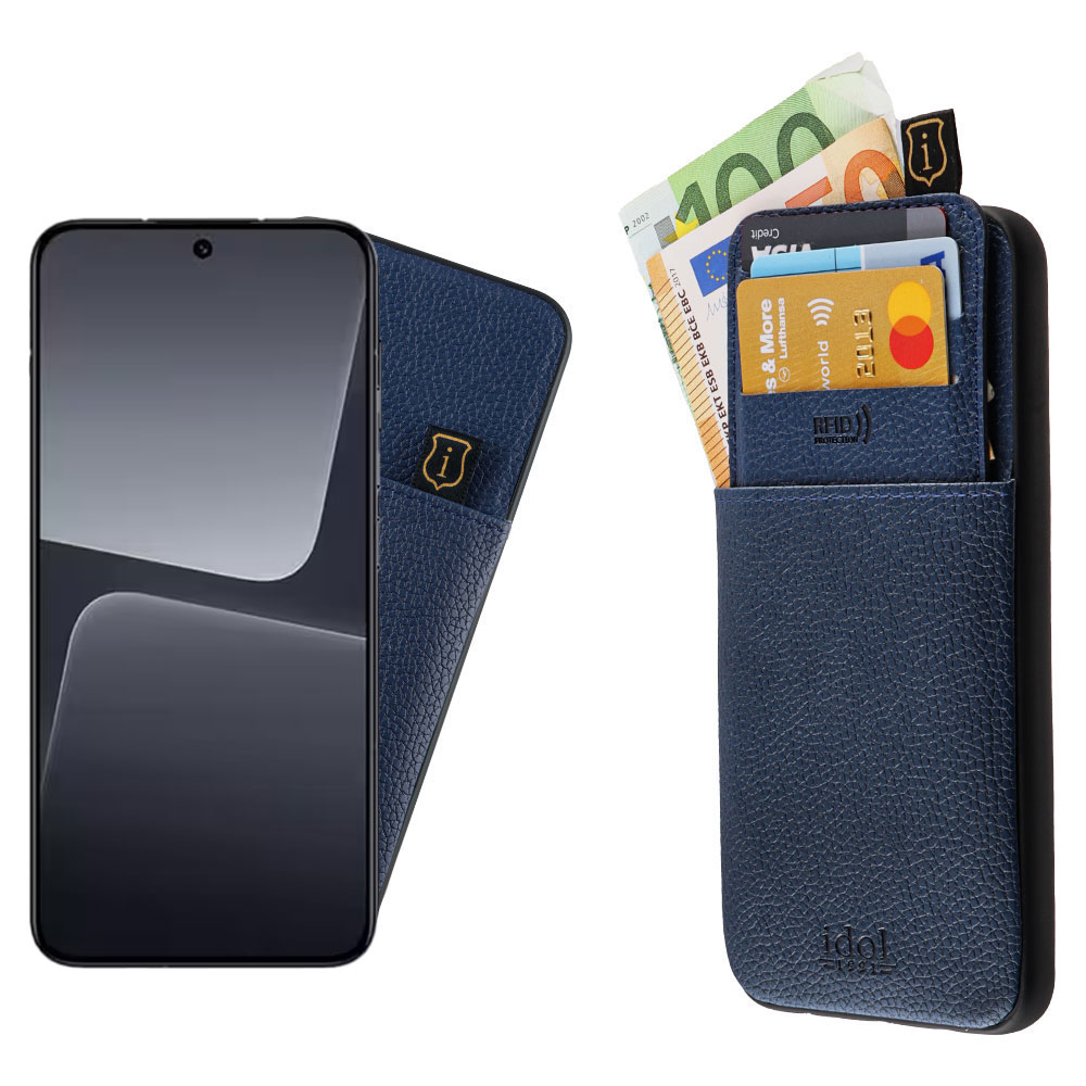 IDOL 1991 ΘΗΚΗ XIAOMI 14 PRO 5G 6.36" ANTI-RFID LEATHER SMART WALLET CAMERA GUARD BLACK