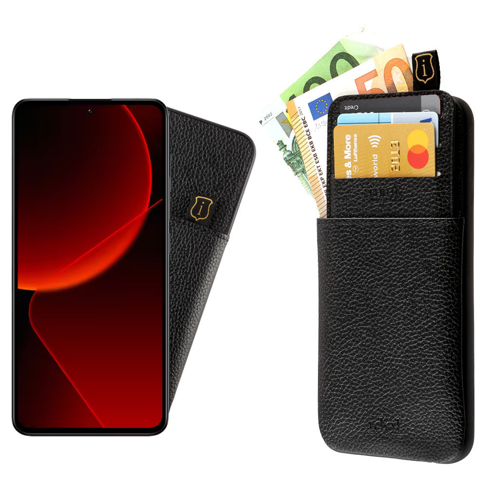 IDOL 1991 ΘΗΚΗ XIAOMI 13T 5G 6.67" ANTI-RFID LEATHER SMART WALLET FULL CAMERA PROTECTION BLACK