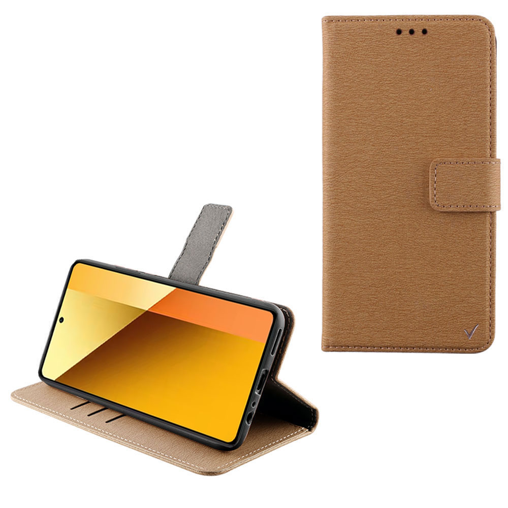 VOLTE-TEL ΘΗΚΗ XIAOMI REDMI NOTE 13 5G 6.67" ALLURE MAGNET BOOK STAND CLIP GOLD