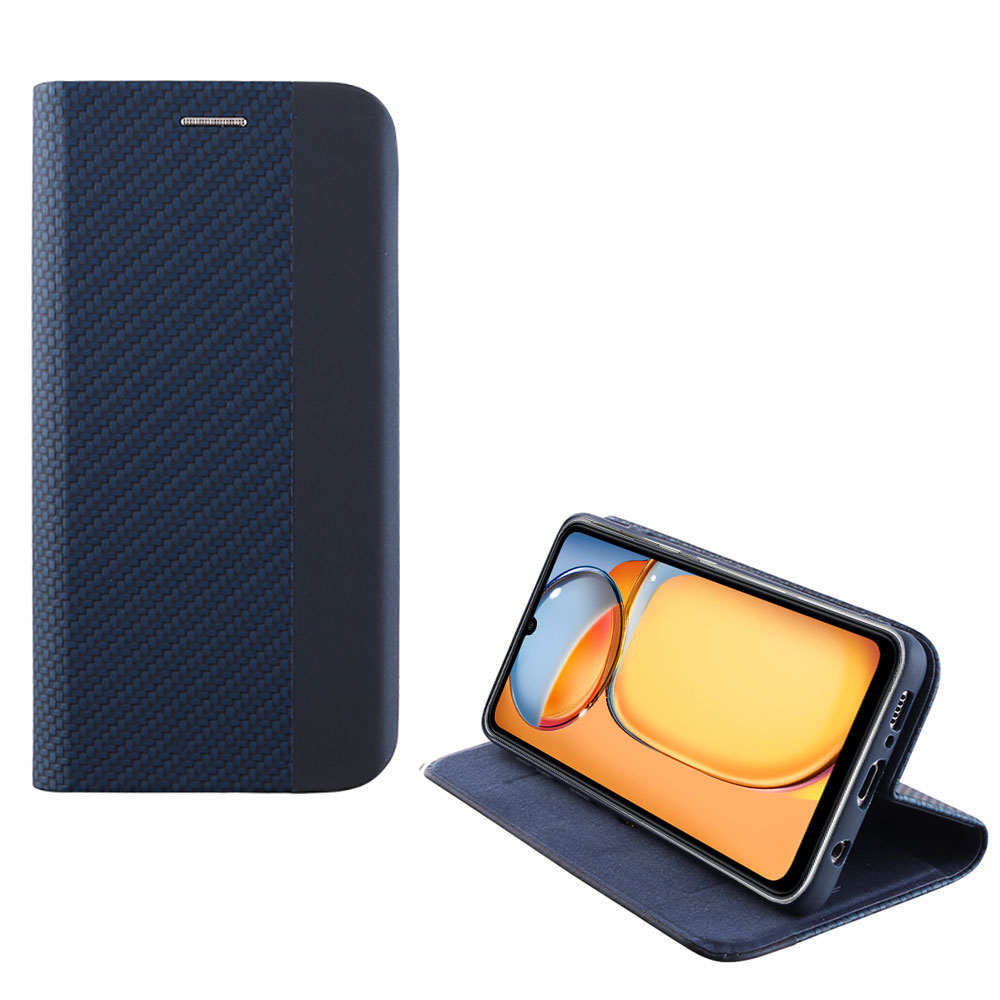 IDOL 1991 ΘΗΚΗ XIAOMI REDMI 13C 4G/5G 6.74" ELITE ANTI-RFID BOOK STAND BLUE