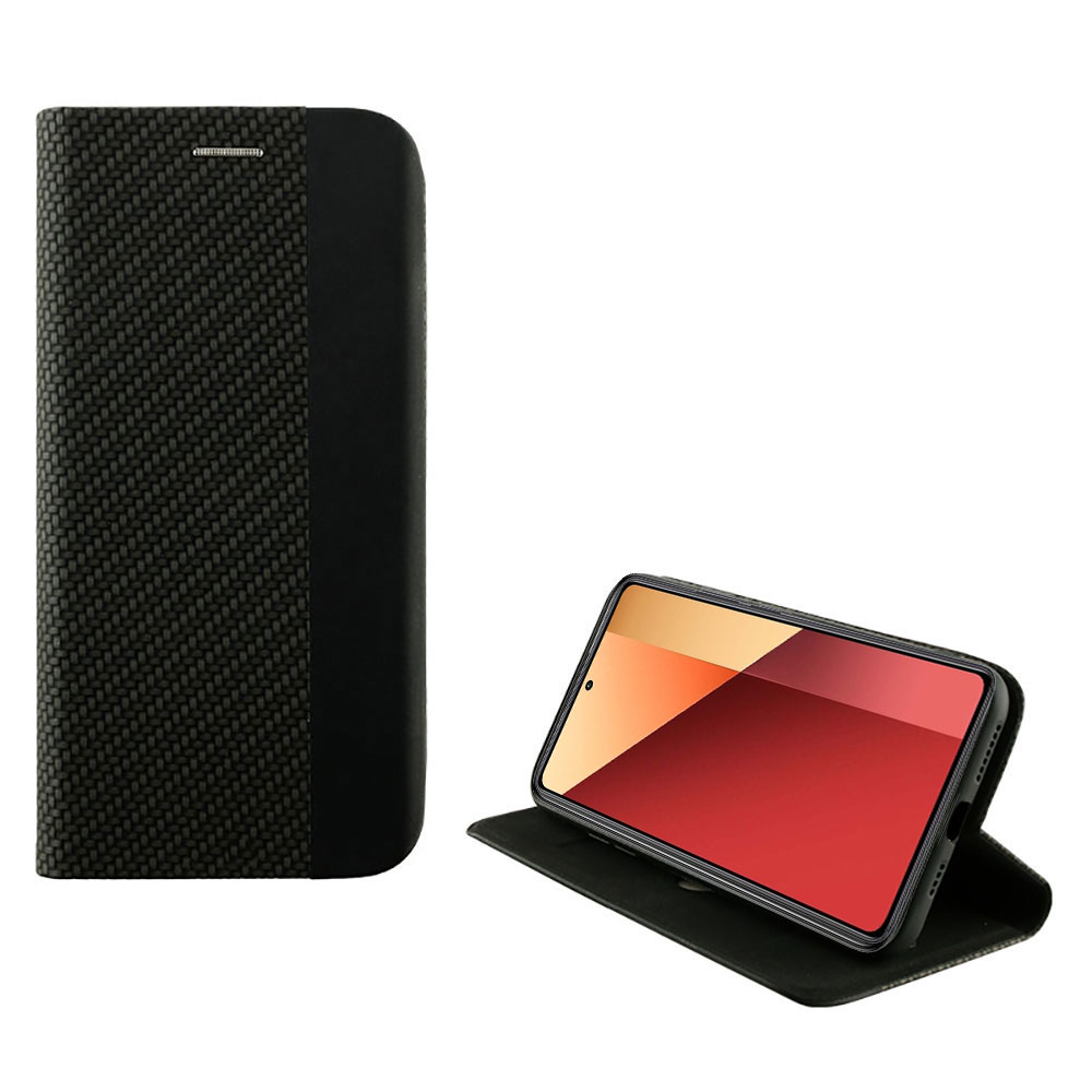 IDOL 1991 ΘΗΚΗ XIAOMI REDMI NOTE 13 5G 6.67" ELITE ANTI-RFID BOOK STAND BLACK