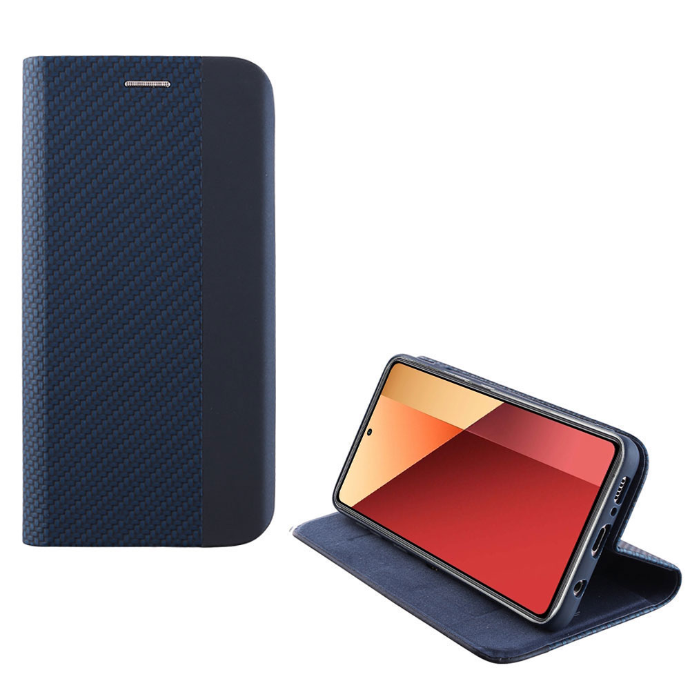 IDOL 1991 ΘΗΚΗ XIAOMI REDMI NOTE 13 5G 6.67" ELITE ANTI-RFID BOOK STAND BLUE