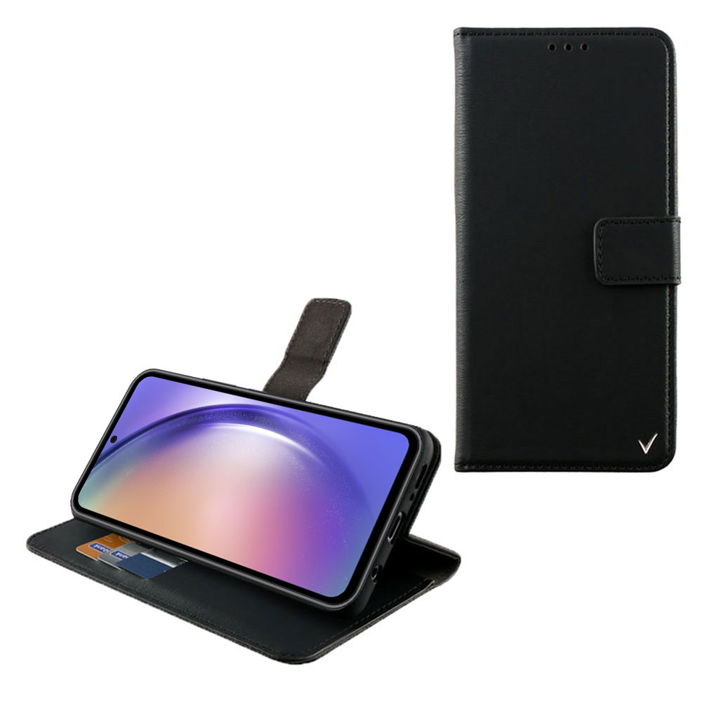 VOLTE-TEL ΘΗΚΗ SAMSUNG A55 5G A556 6.6" ALLURE MAGNET BOOK STAND CLIP BLACK