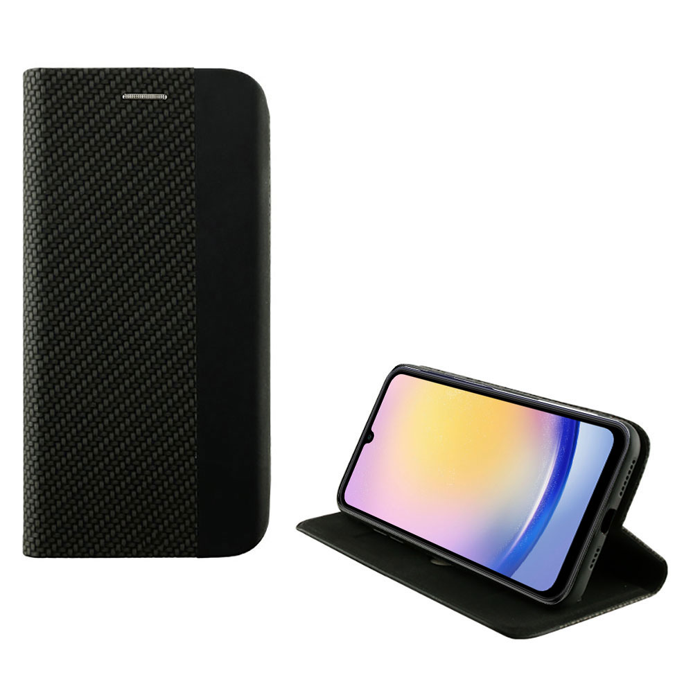 IDOL 1991 ΘΗΚΗ SAMSUNG A25 5G A256 6.5" ELITE ANTI-RFID BOOK STAND BLACK