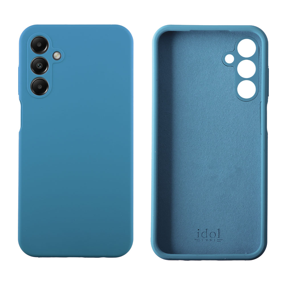 IDOL 1991 ΘΗΚΗ SAMSUNG A05s 4G A057/F14 4G E145 6.7" VELVET ELITE TPU 4 SIDE FULL CAMERA PROTECTION WINTER BLUE