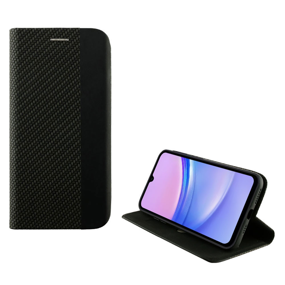 IDOL 1991 ΘΗΚΗ SAMSUNG A15 4G A155/A15 5G A156 6.4" ELITE ANTI-RFID BOOK STAND BLACK