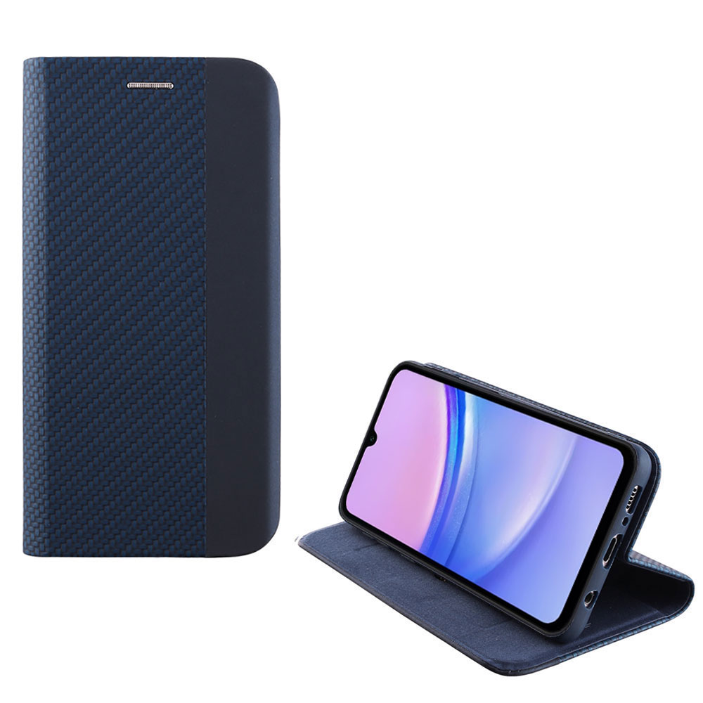 IDOL 1991 ΘΗΚΗ SAMSUNG A15 4G A155/A15 5G A156 6.4" ELITE ANTI-RFID BOOK STAND BLUE