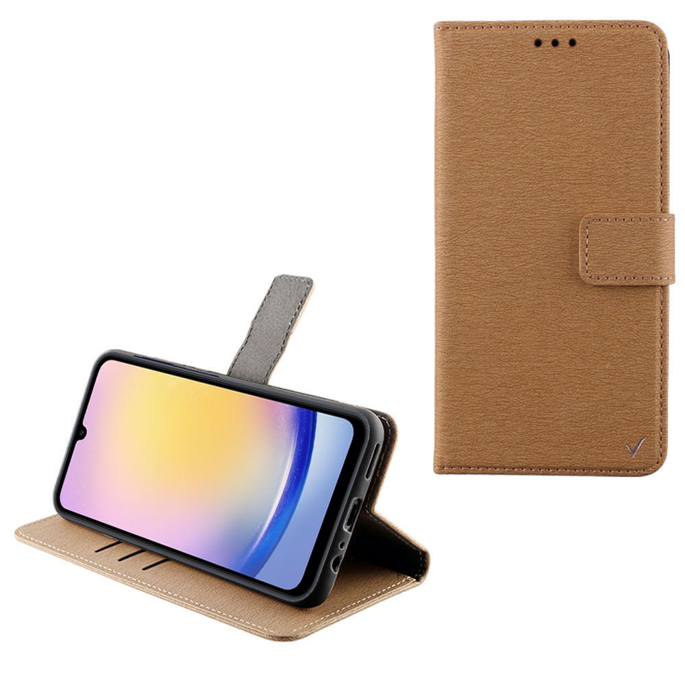 VOLTE-TEL ΘΗΚΗ SAMSUNG A35 5G A356 6.6" ALLURE MAGNET BOOK STAND CLIP GOLD