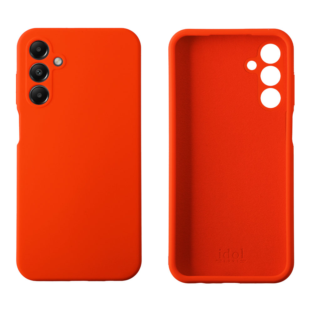 IDOL 1991 ΘΗΚΗ SAMSUNG A05s 4G A057/F14 4G E145 6.7" VELVET ELITE TPU 4 SIDE FULL CAMERA PROTECTION RED