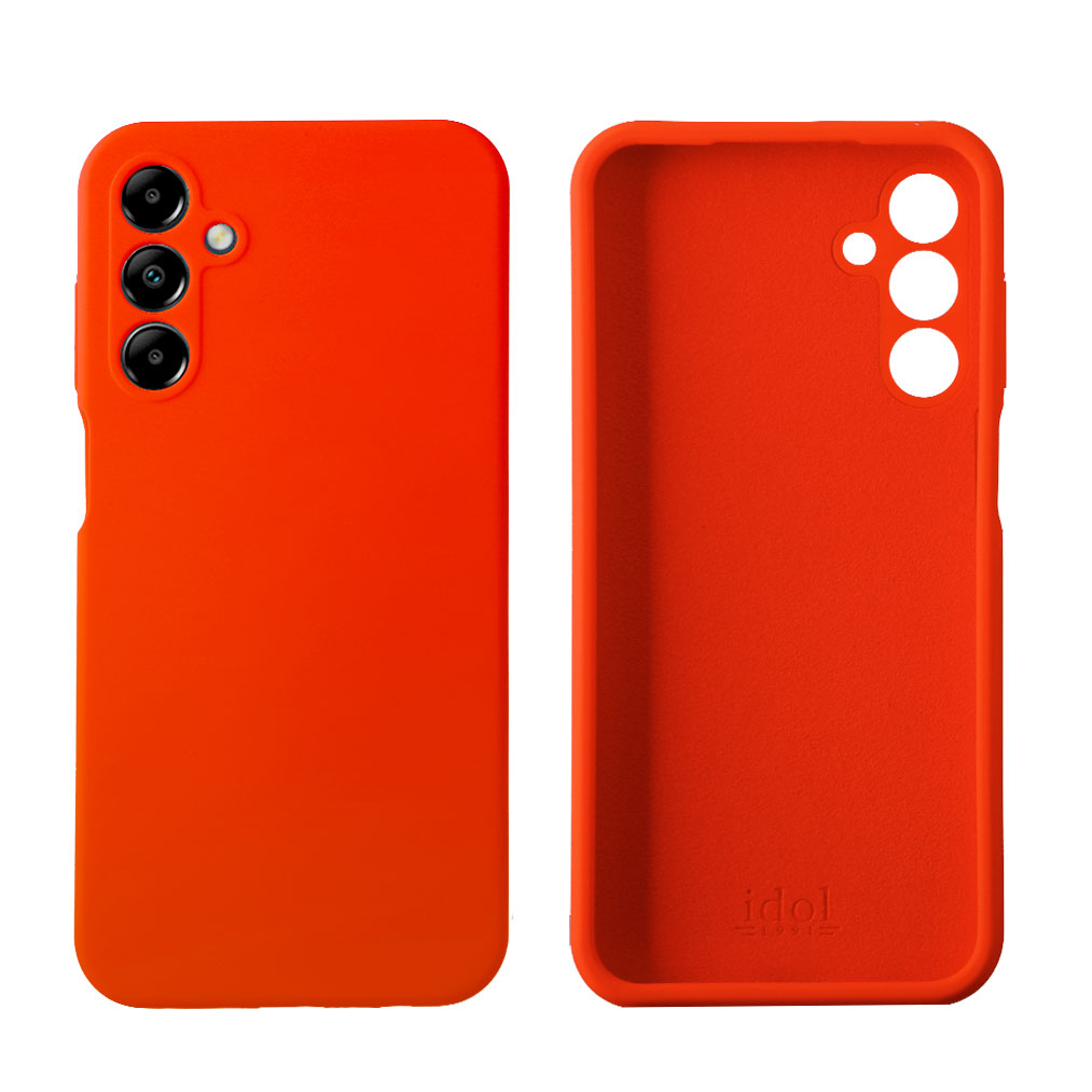 IDOL 1991 ΘΗΚΗ SAMSUNG A55 5G A556 6.6" VELVET ELITE TPU 4 SIDE FULL CAMERA PROTECTION RED